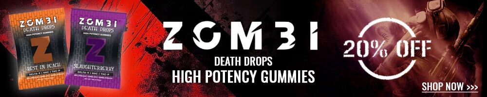 New Zombi high-potency Death Drop gummies available now