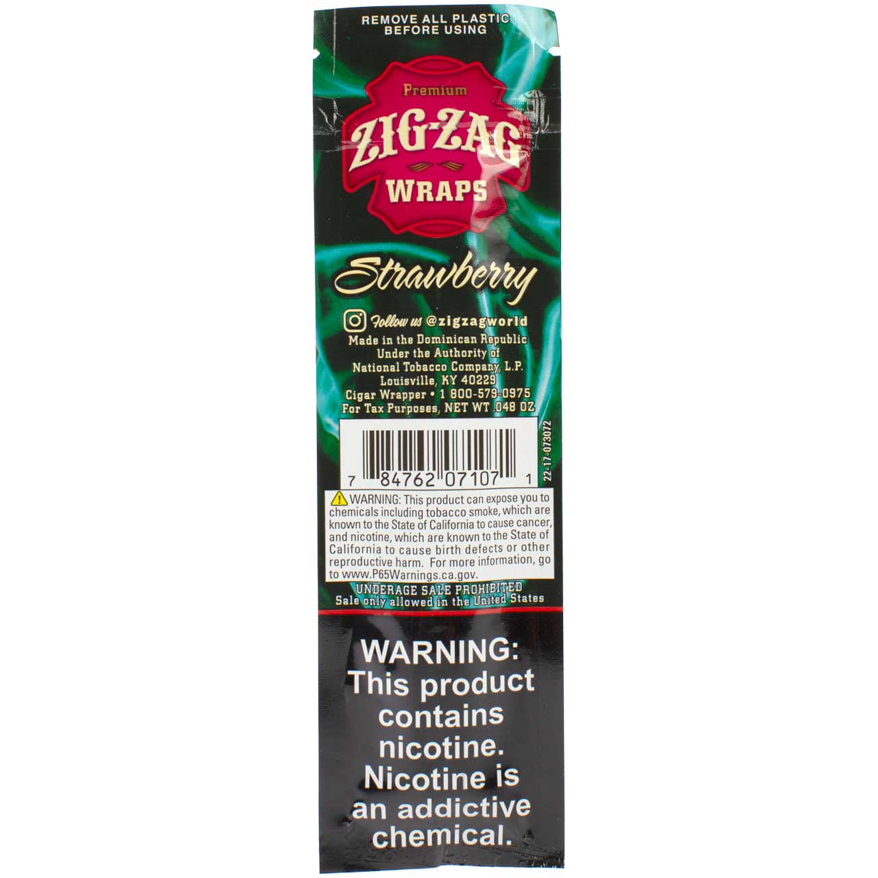 Zig-Zag Blunt Wraps - Melon, 2 Wraps