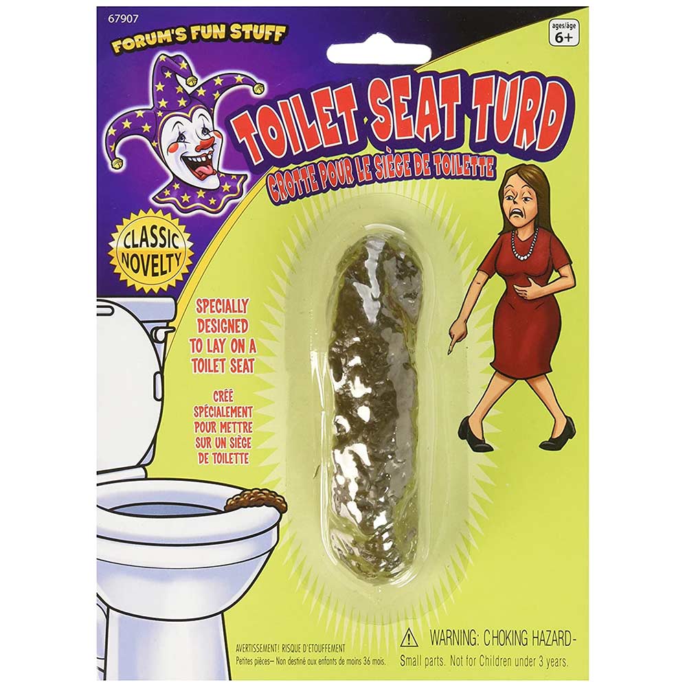 Toilet Seat Turd Prank Toy - Waterbeds 'n' Stuff