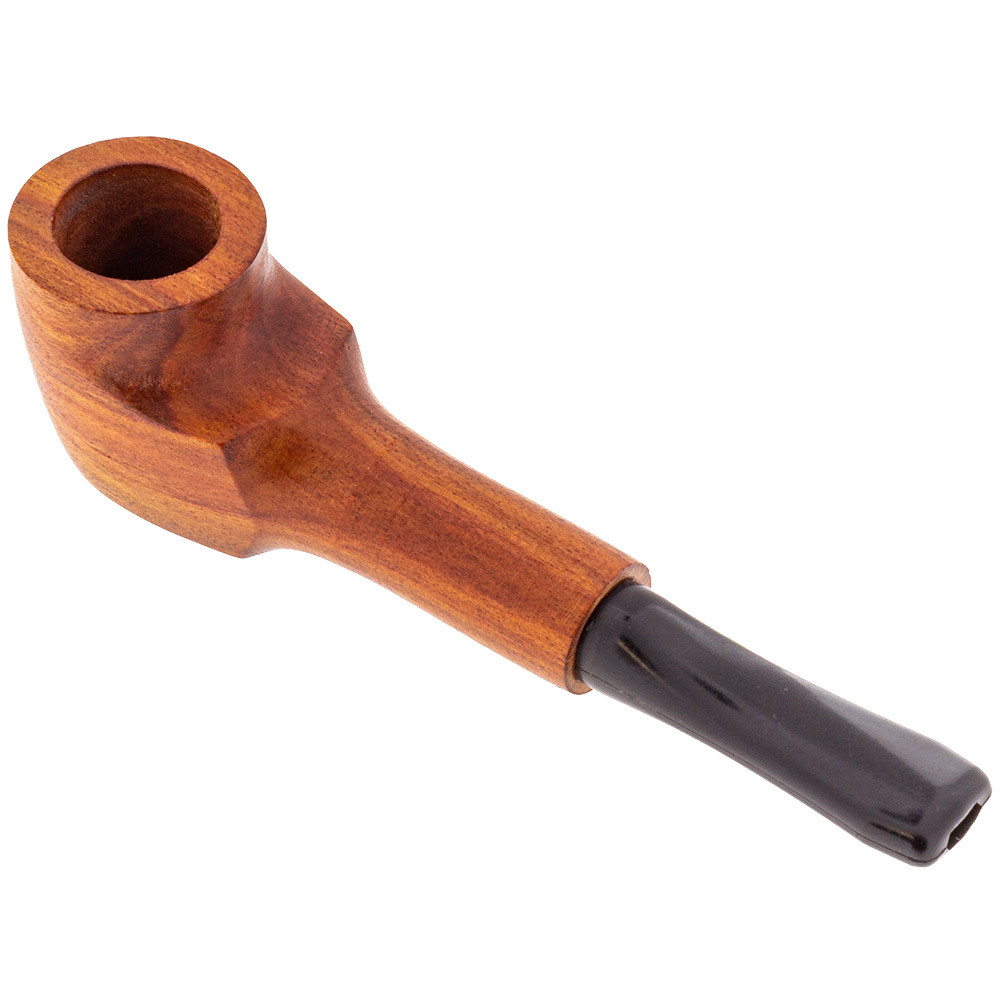 Small Wood Pipe with Lid from The Mill