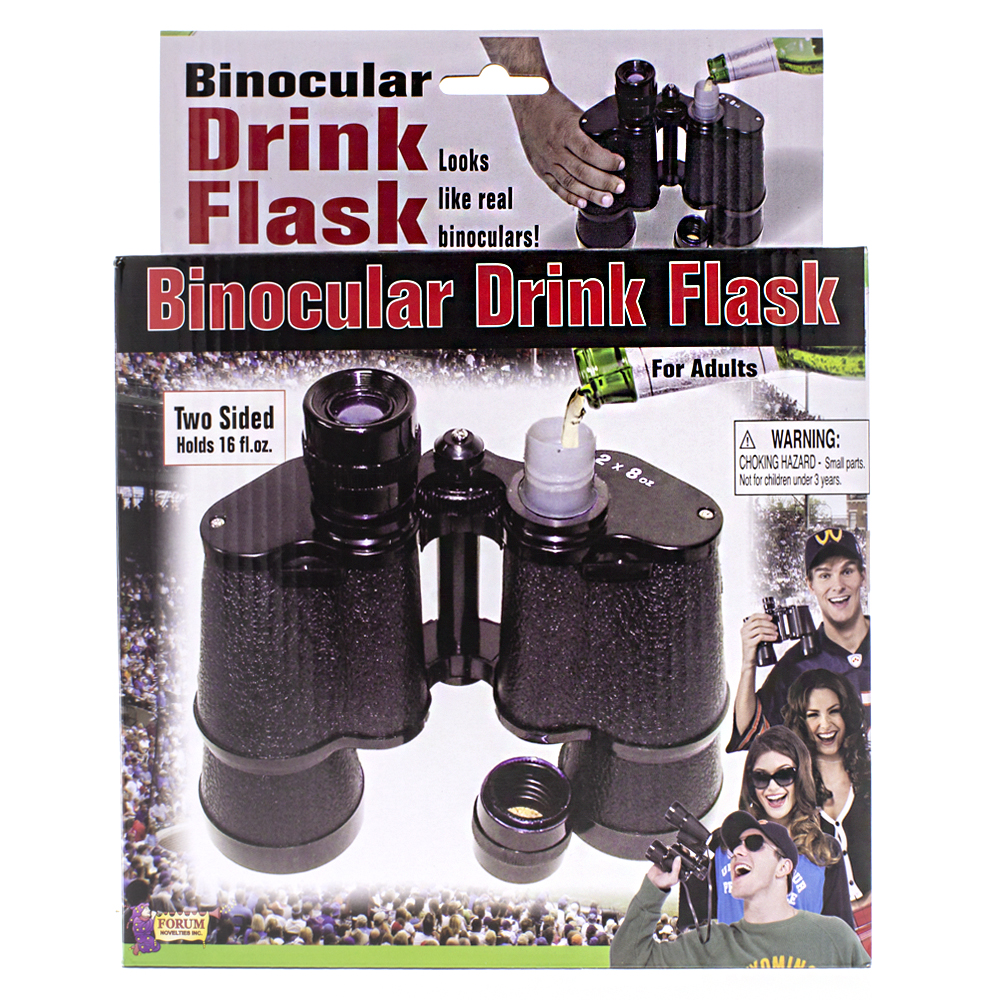 Binoculars Flask Two Sided 16 fl.oz. Hidden Flask