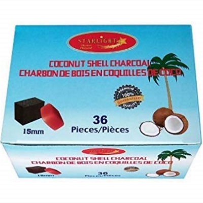 Starlight 15mm Coconut Shell Charcoal Cubes Hookah Coals