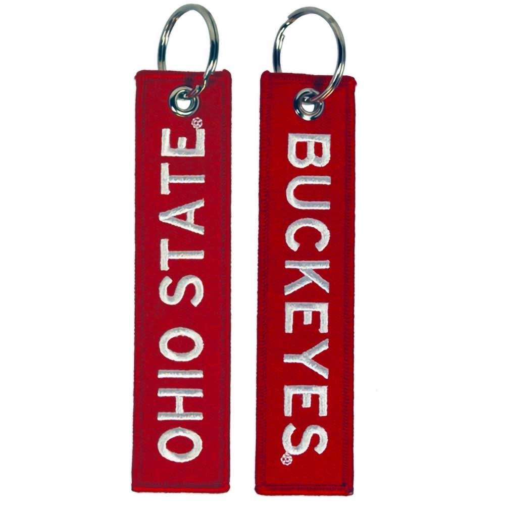 Mygamedaystore Ohio State Buckeyes Keychain Spinner Rhinestones