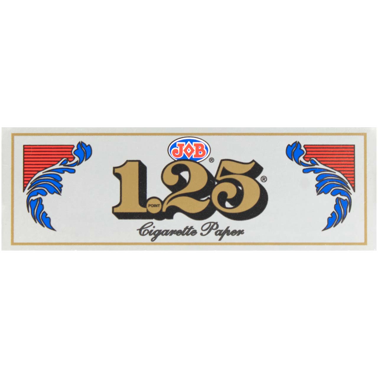 JOB 1.25 Ultra-Thin Silver Rolling Papers