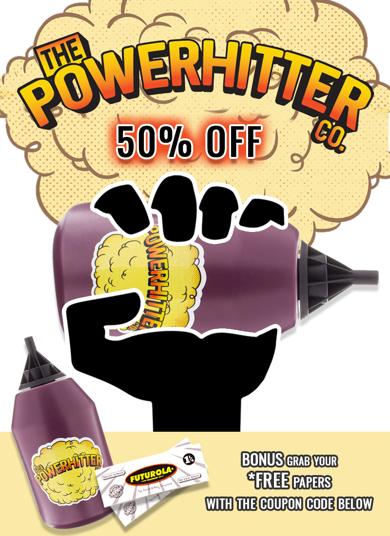 power hitter promo banner.