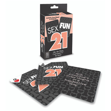 Sex Fun 21 Card Game Adult Fun Card Game | Waterbeds "n" Stuff