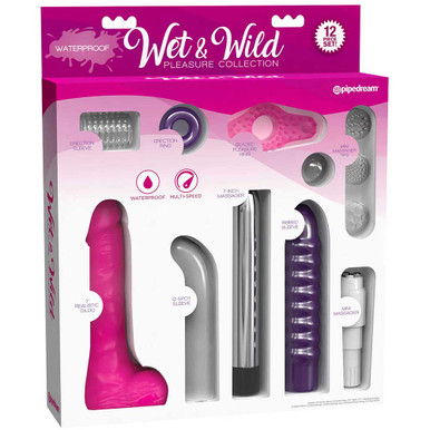 Wet & Wild Pleasure Kit Complete Sex Toy Collection