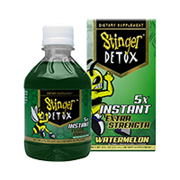 Stinger Instant Detox bottle and box.