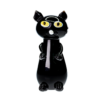 Cat pipe standing upright.