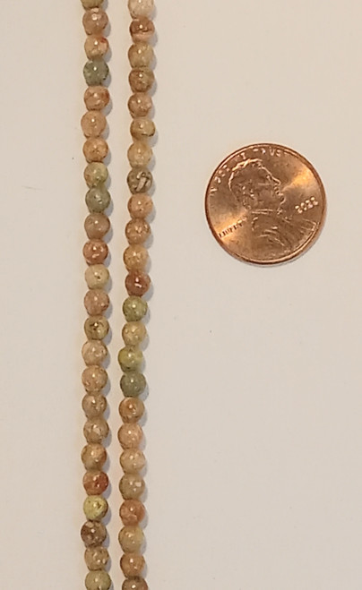 4mm Round Autumn Jasper (N) 8" strand