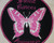 Breast cancer awareness butterfly patch