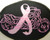 tribal biker cancer ribbon patch