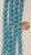 10mm Rd. Blue Turquoise (N) 8" strand