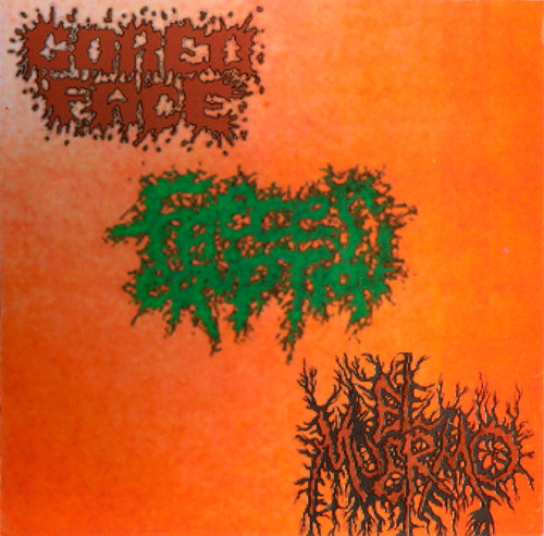 GORED FACE / FAECES ERUPTION / EL MUERMO - Split CD