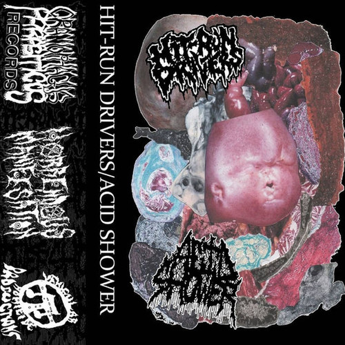 HIT-RUN DRIVERS / ACID SHOWER - Split TAPE