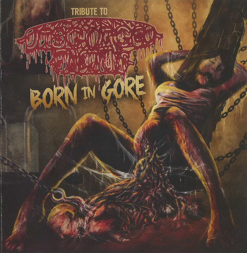 V/A - "Born In Gore - Tribute To Disgorged Foetus" CD (Pulmonary Fibrosis / Hipermenorrea / Fecal Body Incorporated + more!)