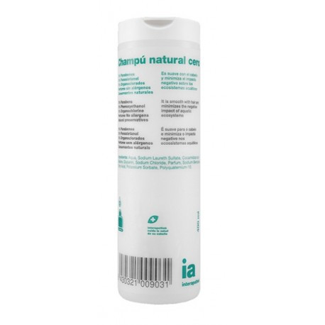Interapothek champú natural cero 400 mL