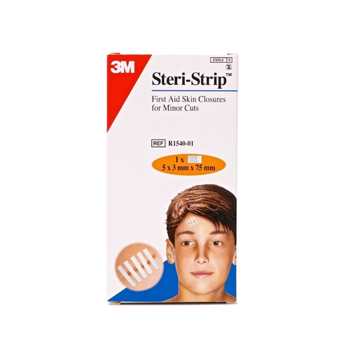 Suturas adhesivas steri-strip 3 tiras (75 mm x 6 mm)