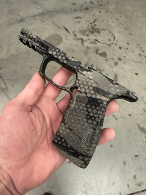 P365 Custom Black Snake Stripe Grip Modules
