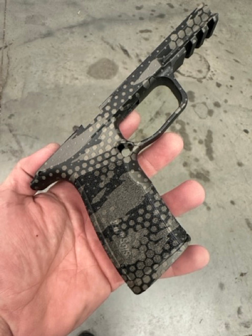 P365 Custom Black Snake Stripe Grip Modules