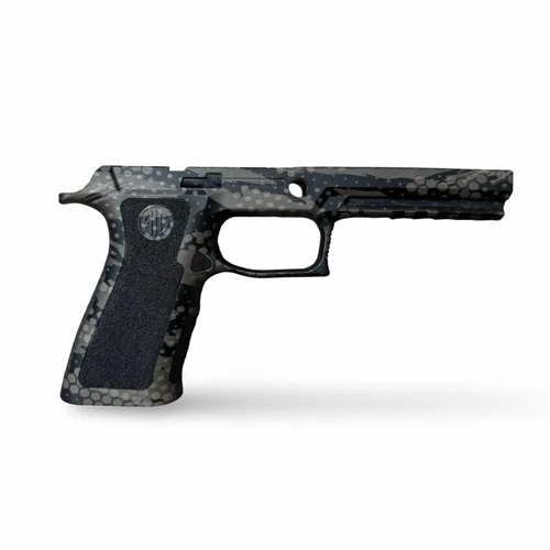 P320 X-Fullsize Custom Black Snake Stripe Grip Module