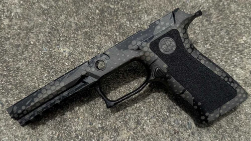 P320 X-Fullsize Custom Black Snake Stripe Grip Module