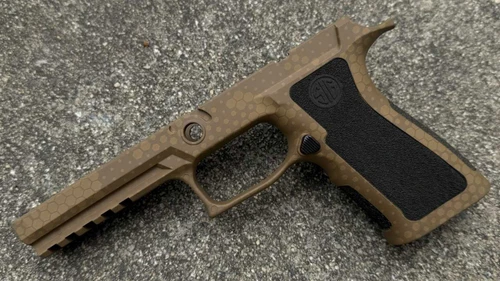 P320 X-FULLSIZE Custom Coyote Snake Grip Module