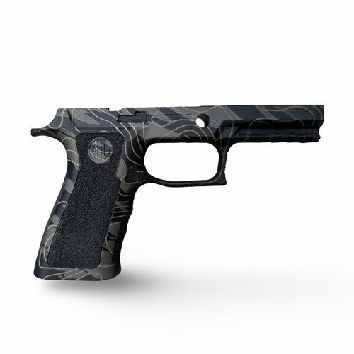 P320 Custom Black Topo Camo X-CARRY Grip Modules