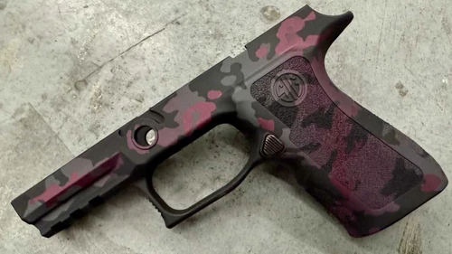 P320 Black Cherry Multicam Grip Modules