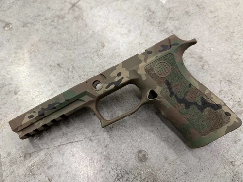 P320 Woodland Camo Grip Modules