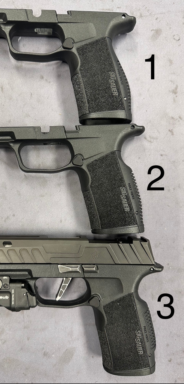 Bea　 Fdez Werx P365 Macro Back Strap 3 PACK - Coyote