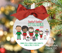 Grandma and Grandpa Christmas Ornament - Elf Grandkids 4