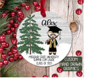 Boys Graduation Ornament with Honors