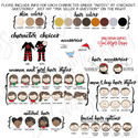 Plaid Family Christmas Ornament Character Options We're Expecting