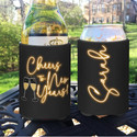 Personalized New Year's Can Coolie or Koozies® - Neon Cheers to New Year's