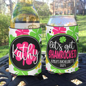 Personalized Let's get Lucked Up Bachelorette Party Can Koozies® or Neoprene Coolies