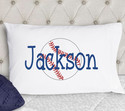 Boys Personalized Baseball Pillowcase