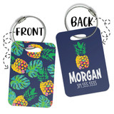 Pineapple Beach Luggage Bag Tag