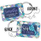 Mermaid Beach Luggage Bag Tag Name