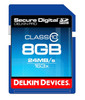  Delkin 8 GB Secure Digital (SD) Class 10 163X Memory Card 