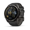 Fēnix® 9 Pro – inReach, 51 mm Carbon Gray DLC Titanium with Black/Pebble Gray Silicone Band