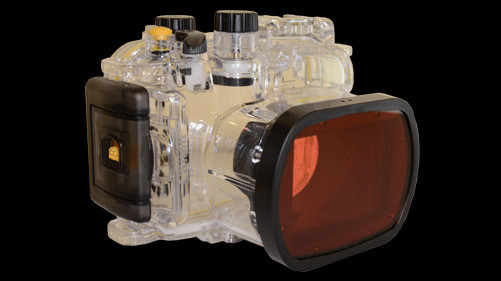 BWP Red Filter for Canon G16 Housing