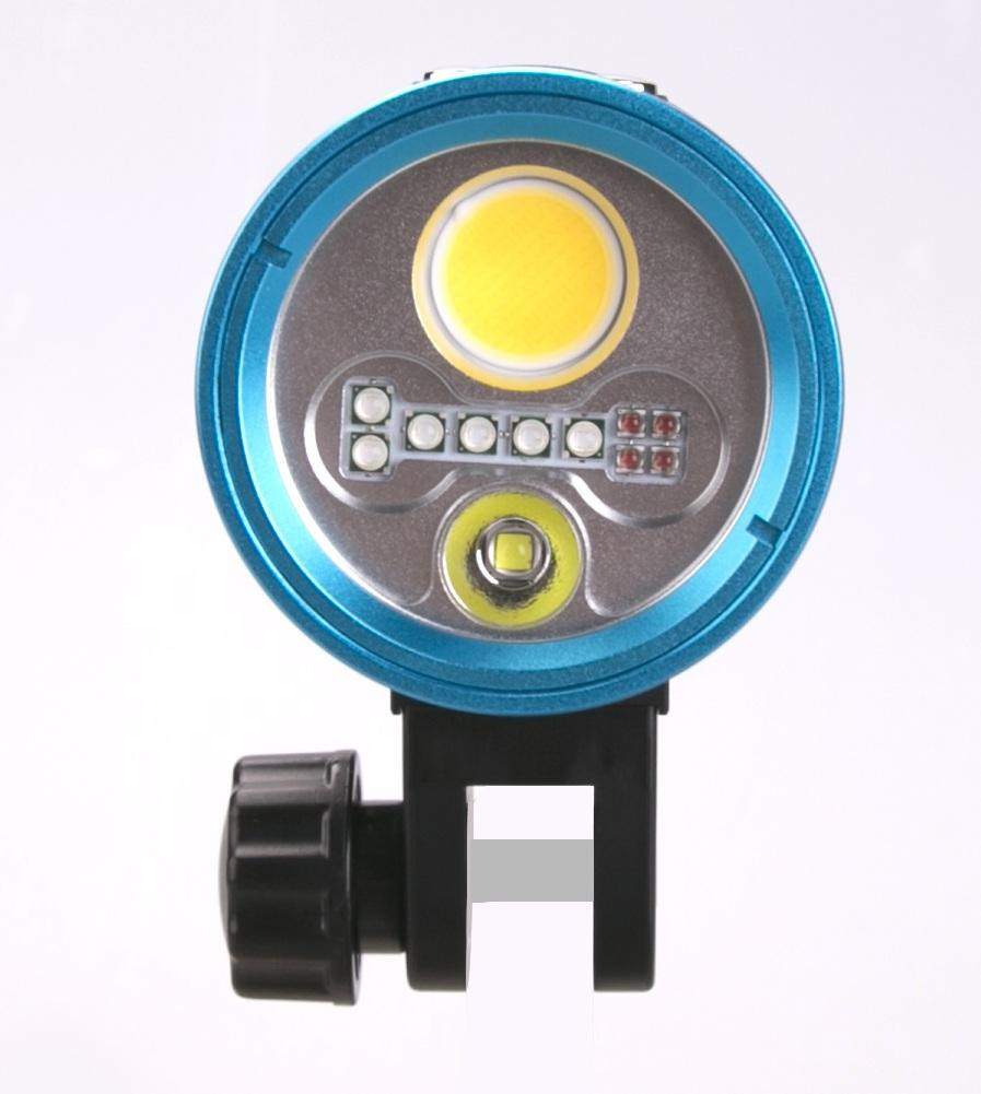 Kraken Hydra 3500S+ ビデオライト ワイドスポット/レッド/UV/ストロボ Kraken Sports Hydra 3500 WRSU Underwater Video Light