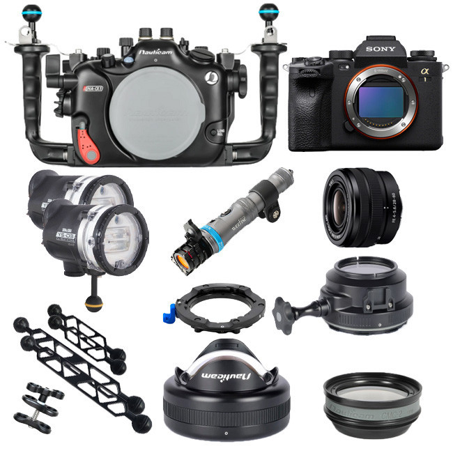Nauticam Ultimate Sony A1 Wide Angle, Macro Package
