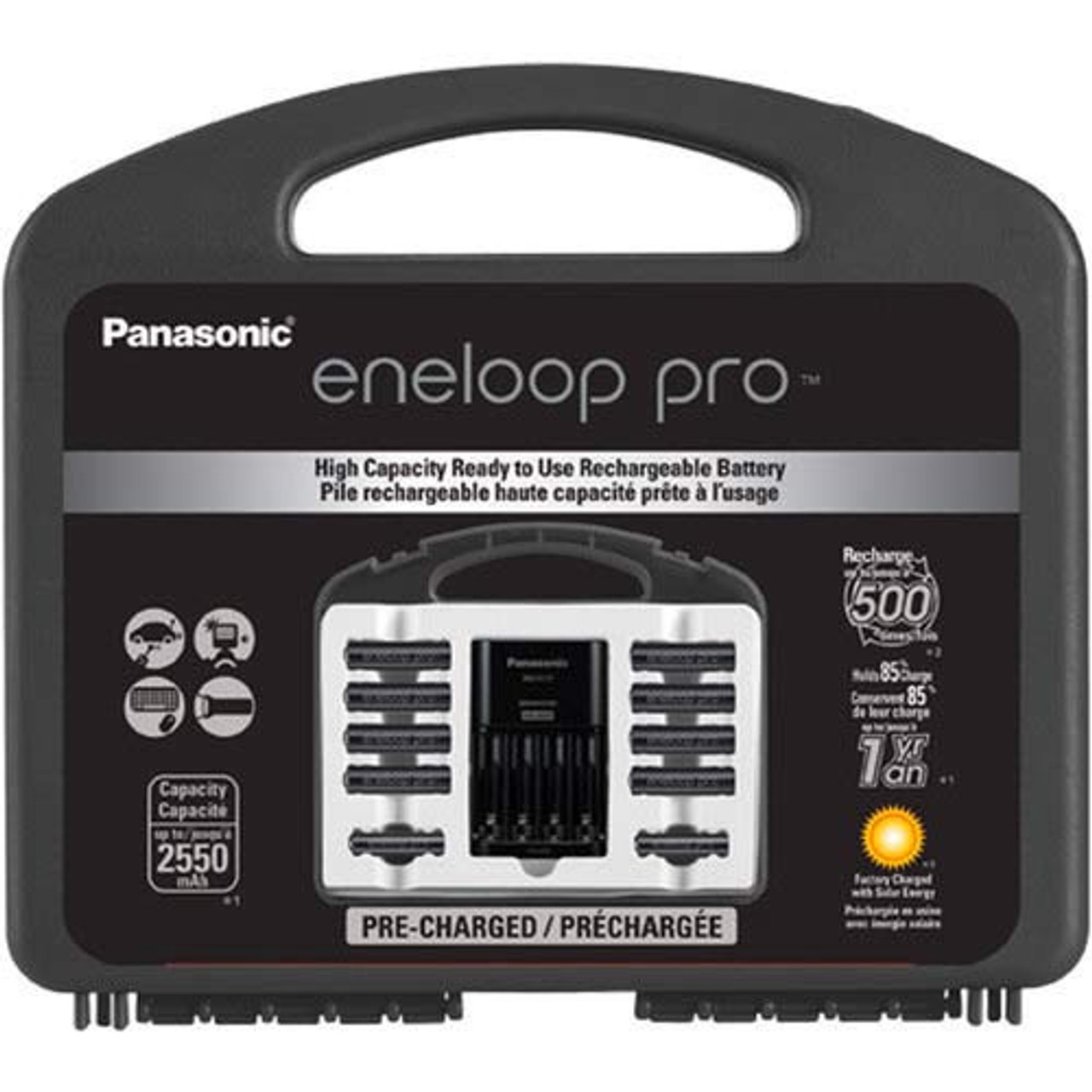 Panasonic Eneloop Pro AA 4 Pack Batteries & Charger