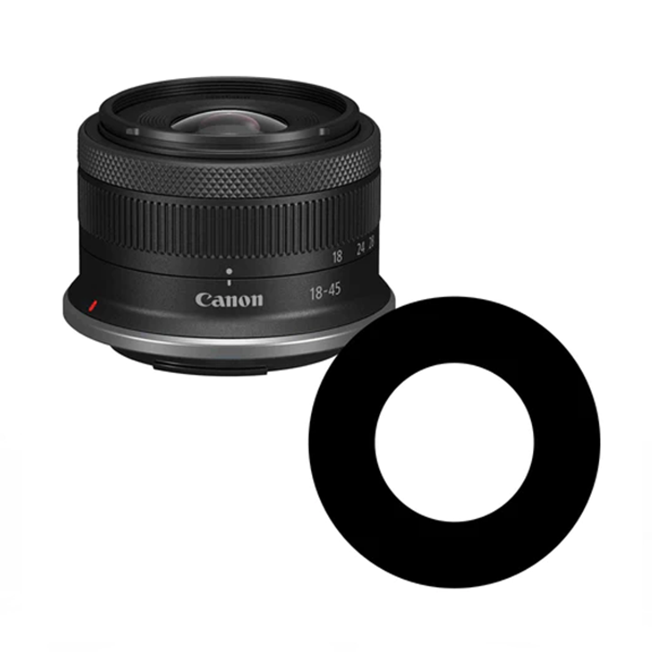 CANON RF 18-45mm f4.5-6.3 IS STM（色：シルバー） - カメラ