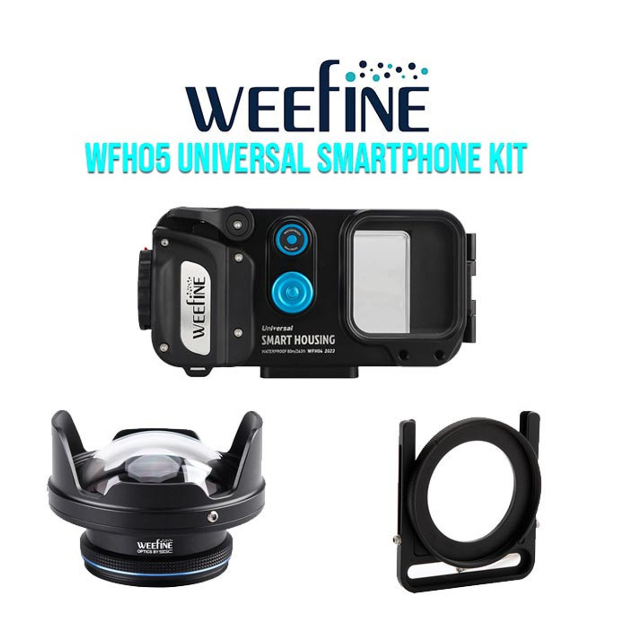 Weefine WFH05 Universal Smartphone Dive Housing Kit with Depth Sensor