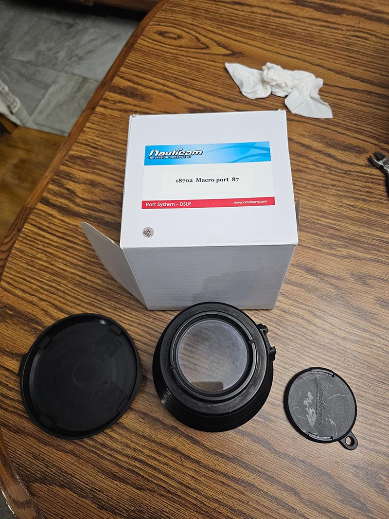 USED: Nauticam Macro Port 87 for Nikon 105mm Lens