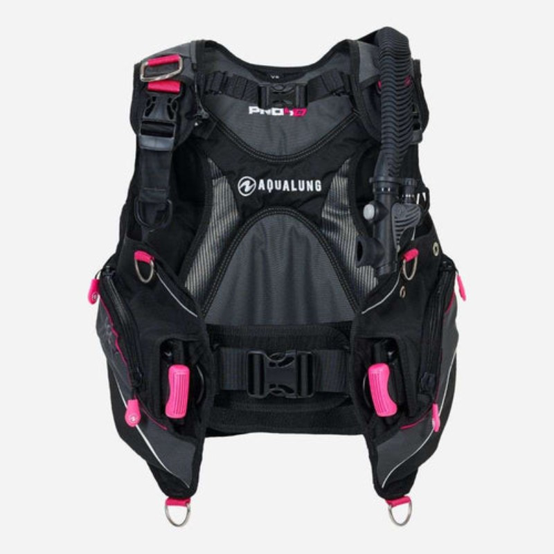 Aqualung フルスーツ 5mm Sサイズ ブラック/ピンク Aqualung Pro HD Womans BCD