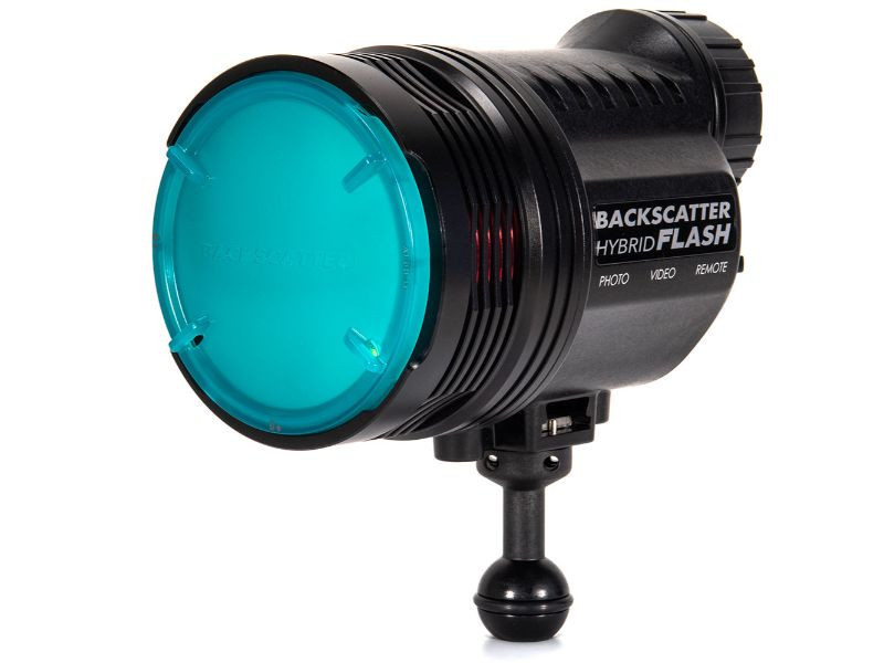 Backscatter Hybrid Flash Ambient Blue Diffuser Package